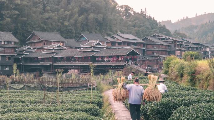 航拍程阳侗寨