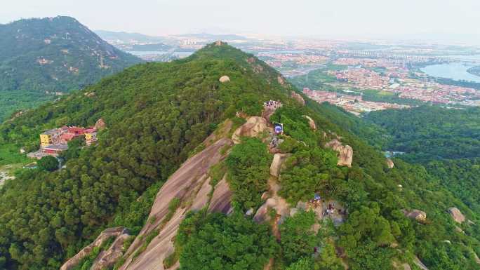 航拍漳州云洞岩漳州旅游景点