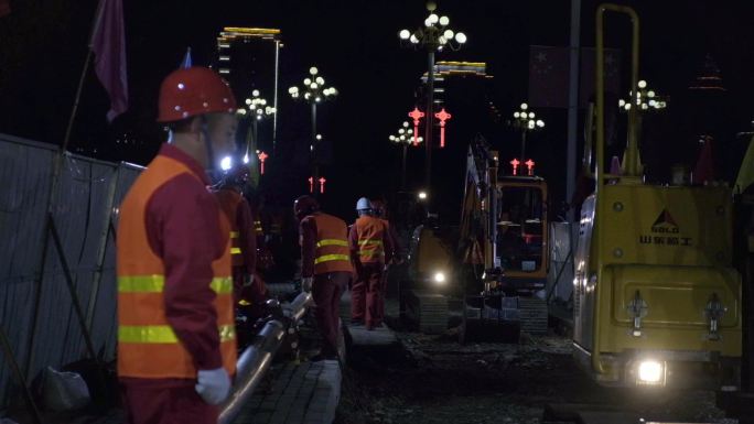 道路夜间施工