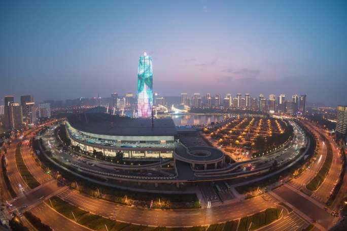 郑州大玉米夜景延时6k