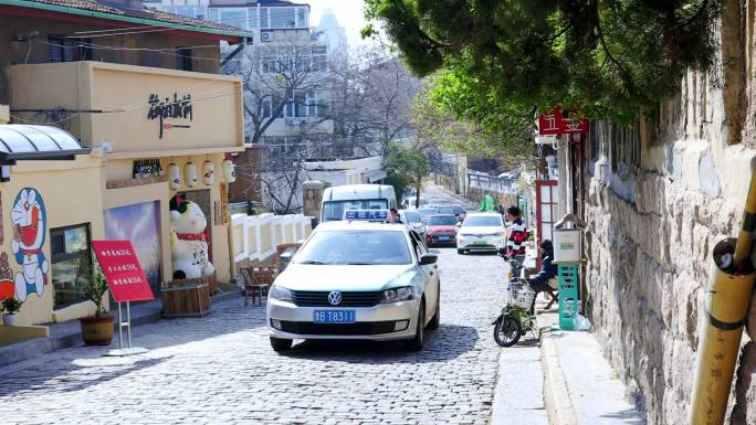 青岛大学路网红路街拍龙猫墙民宿校园咖啡馆