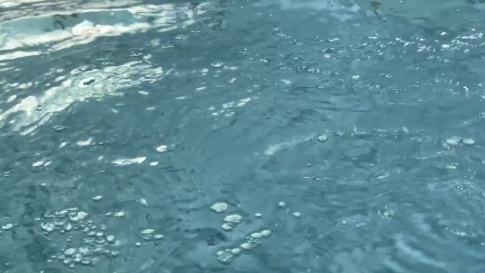 温泉泳池水波纹波浪 (2)