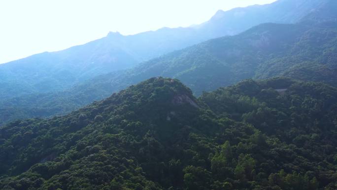 惠州罗浮山山体航拍