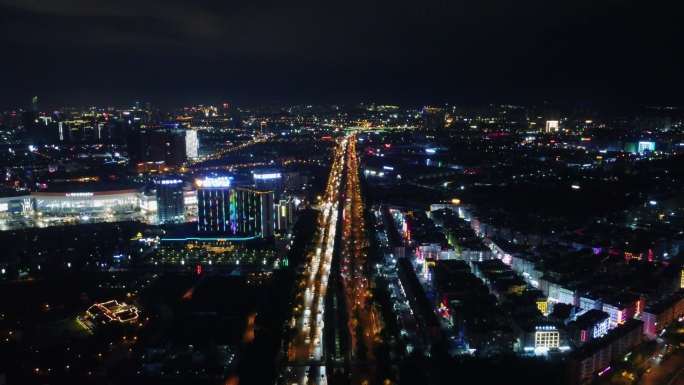 昆明世纪城4K航拍大夜景