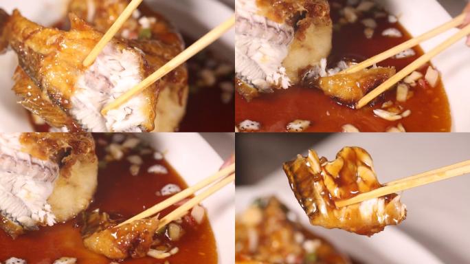 一筷子软嫩鱼肉肉质 (1)