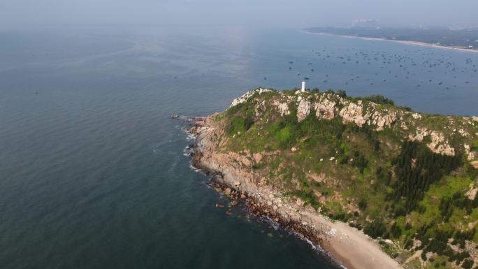 晏镜岭茂名童子湾旅游景区风景航拍