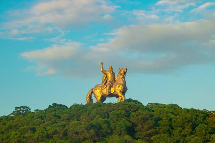 泉州郑成功公园的雕像
