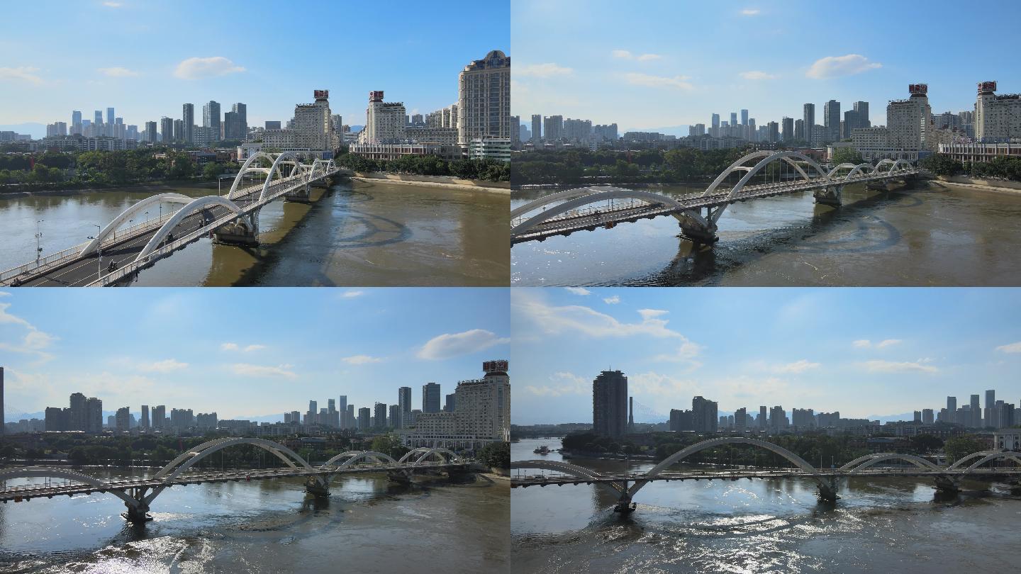 福州解放大桥空镜航拍