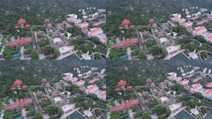 5.4k航拍厦门南普陀寺建筑最新