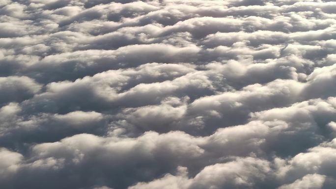 【4k】飞机观云海