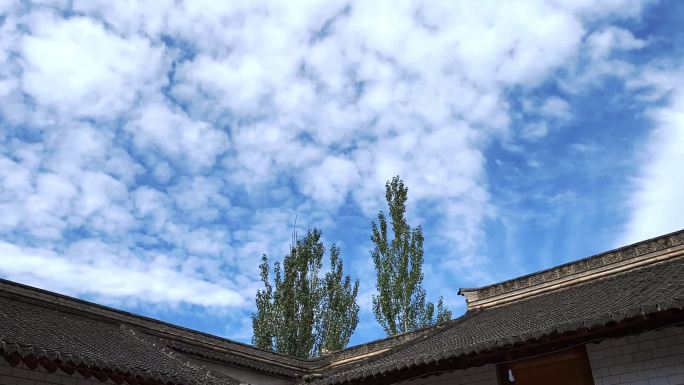 农村的天空（延时摄影）