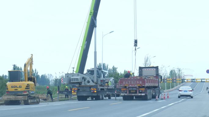 工程车维修道路