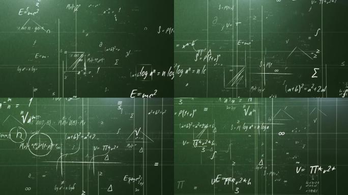 数学公式led舞台动态大屏奥数黑板