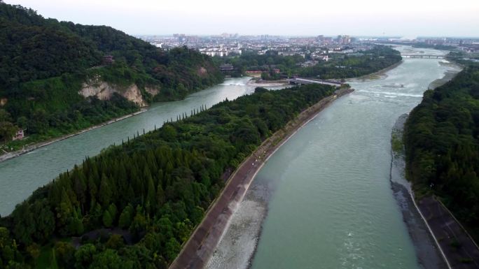 都江堰水利工程  宝瓶口  飞沙堰