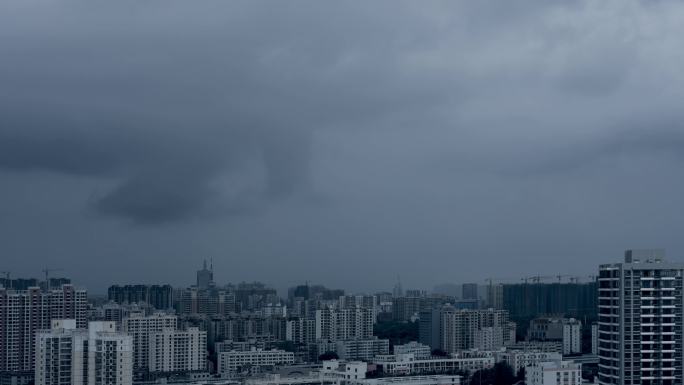 城市雨景-延时