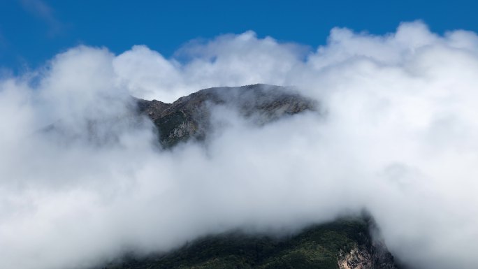 川西高原山体延时九寨沟山延时