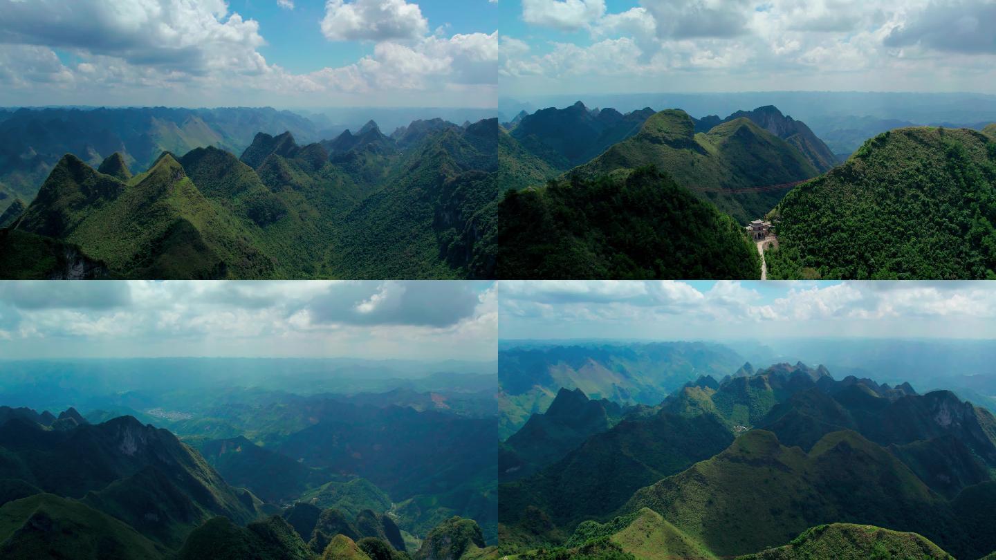 喀斯特地貌风景九万大山桂林河池高山广西