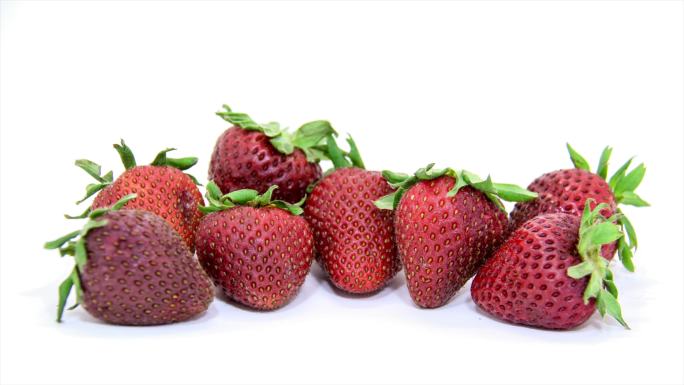 腐烂的草莓细菌健康饮食成熟