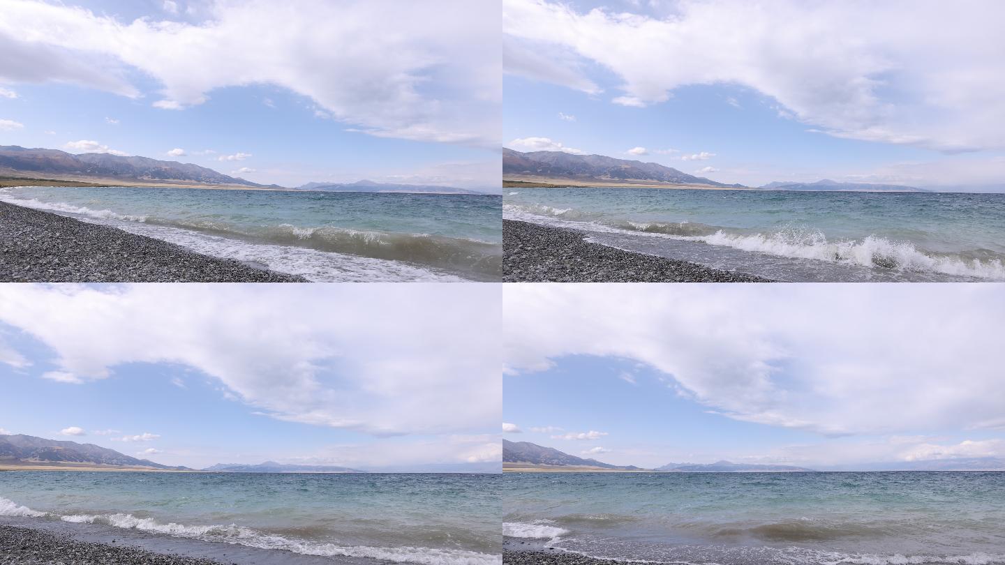 4K 海景 湖水  海浪  风景
