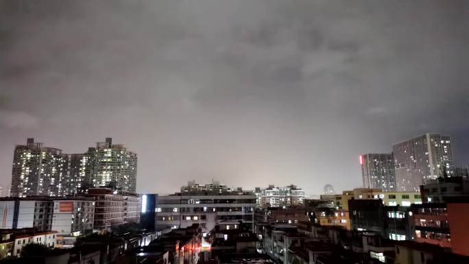 深圳雨夜延时摄影