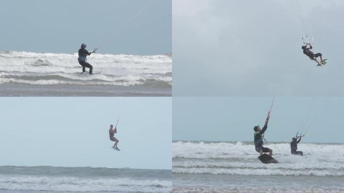 海上滑翔伞风筝板水翼冲浪（平潭水上运动）