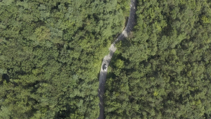 乡间道路航拍-原素材