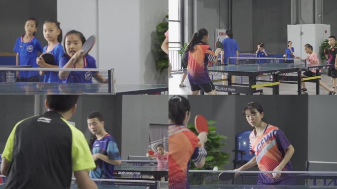 青少年乒乓球训练比赛