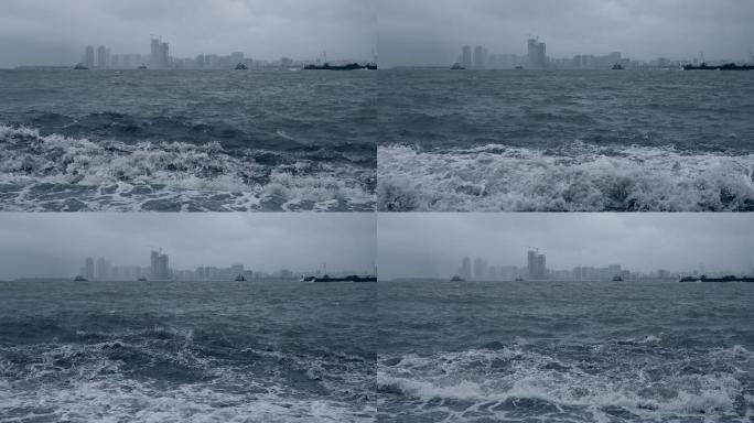 海口湾台风天