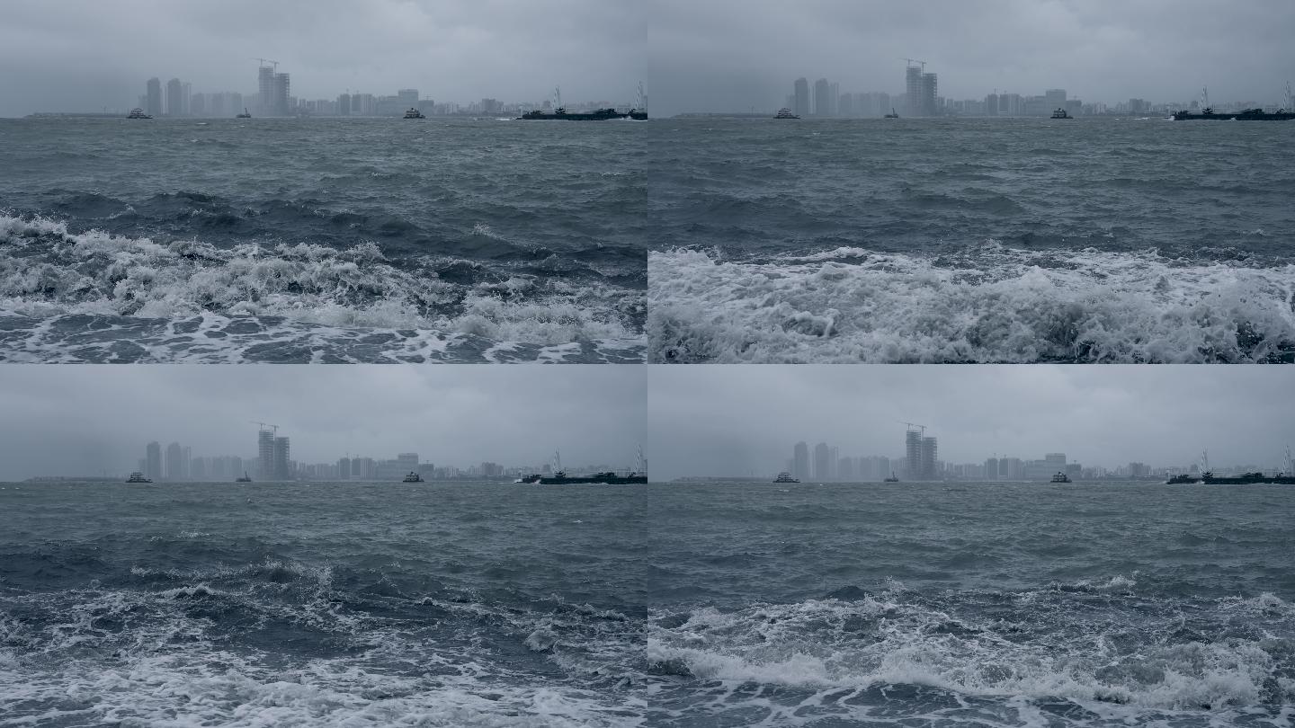 海口湾台风天