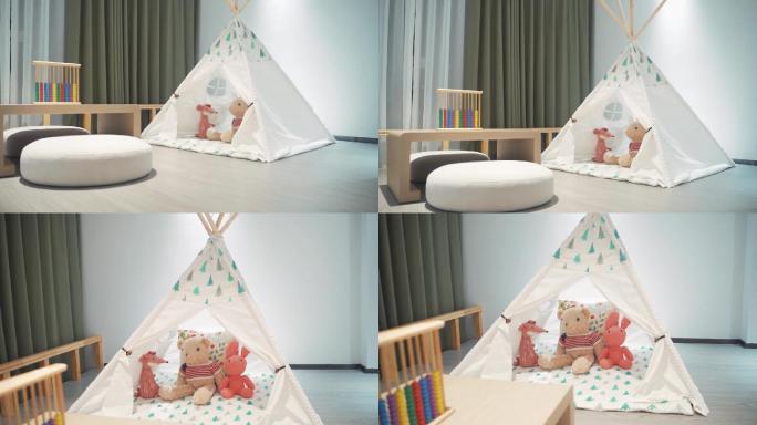 儿童帐篷 儿童房 卧室 休息区 酒店