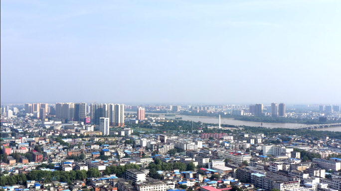 【4K】南阳市中心大景