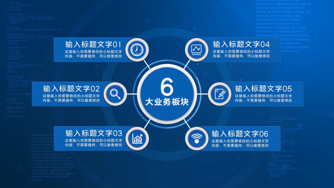 六大类科技分类6个方面6个分支6蓝色科技