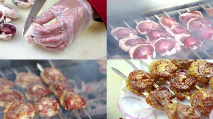 很流口水的一道知名美食烧烤——新疆烤羊腰