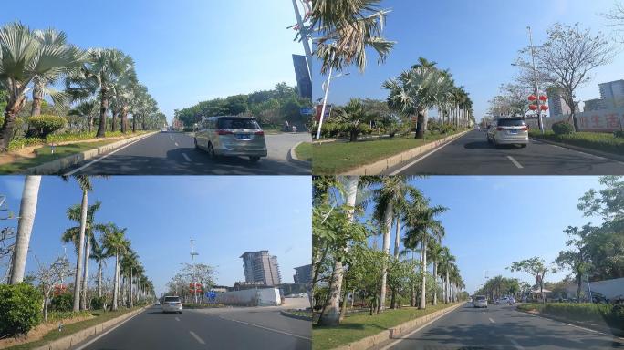 三亚公路街景