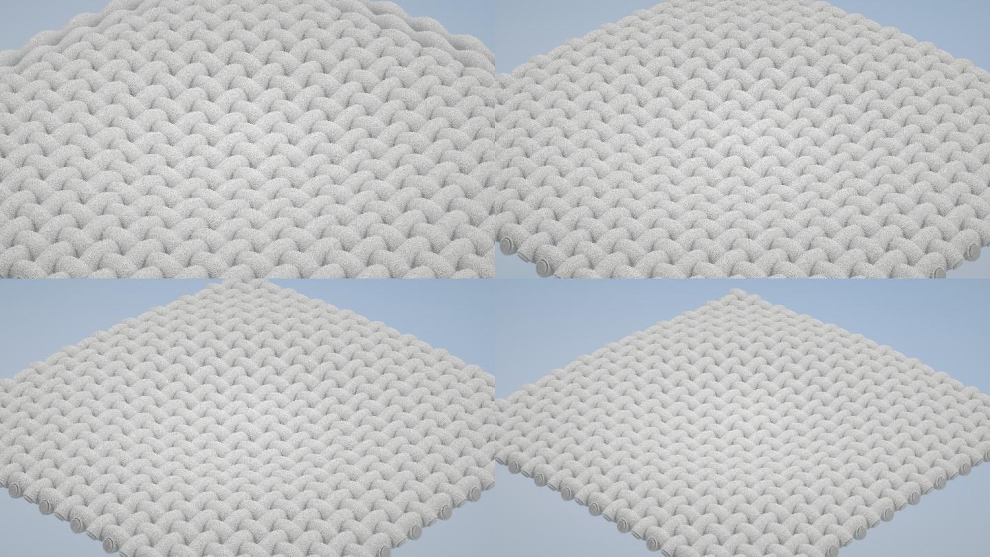 带毛绒布料动画