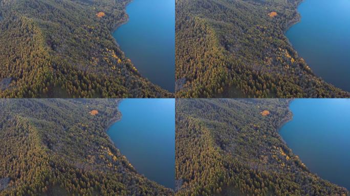 阿尔山国家森林公园乌苏浪子湖秋景