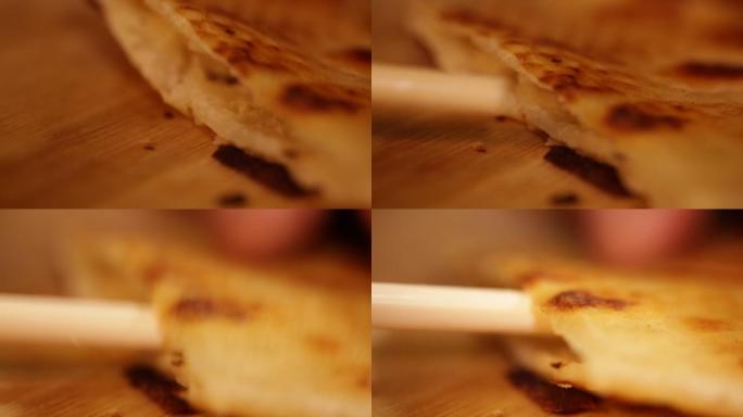 平底锅烙饼制作香酥口袋饼 (5)