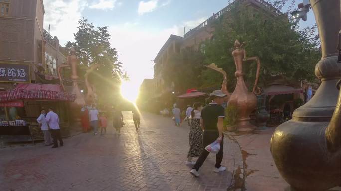 喀什古城视频素材