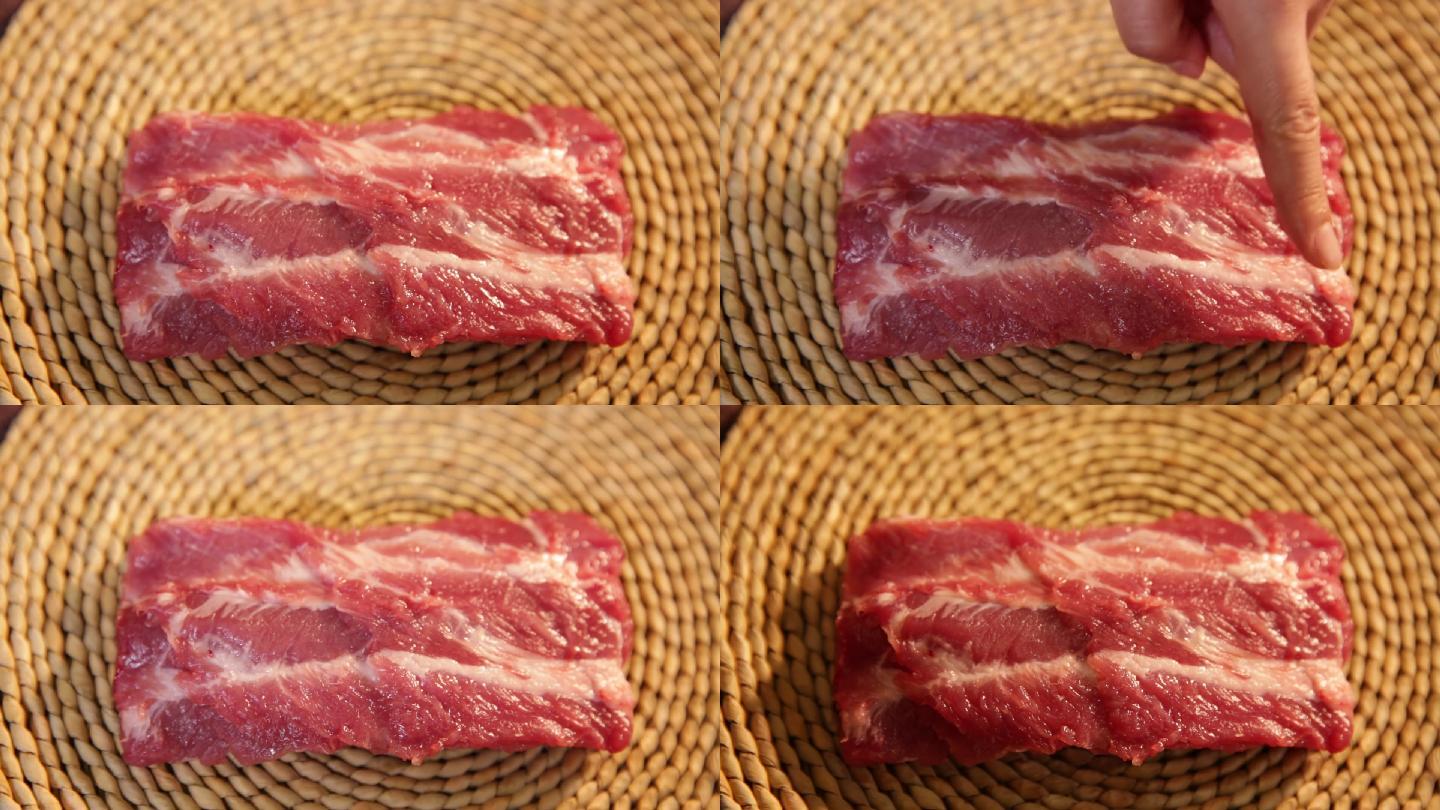 筋膜瘦肉排骨食材6