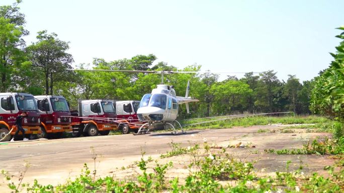 植保机直升机农业林业农药撒播喷洒森林保护