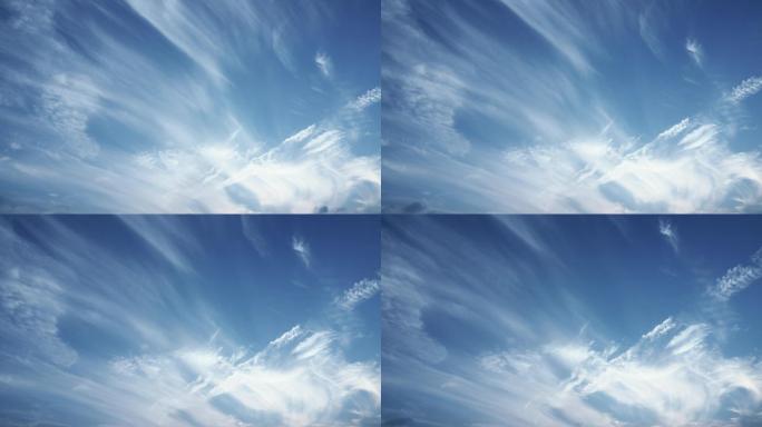 晴天云层变化延时摄影4K