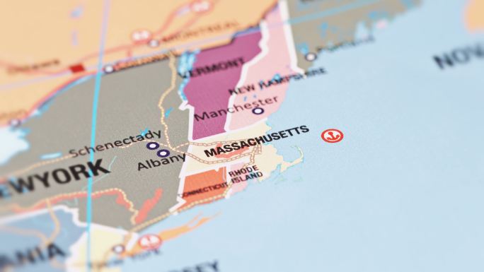 美国马萨诸塞州地图旋转科技中心