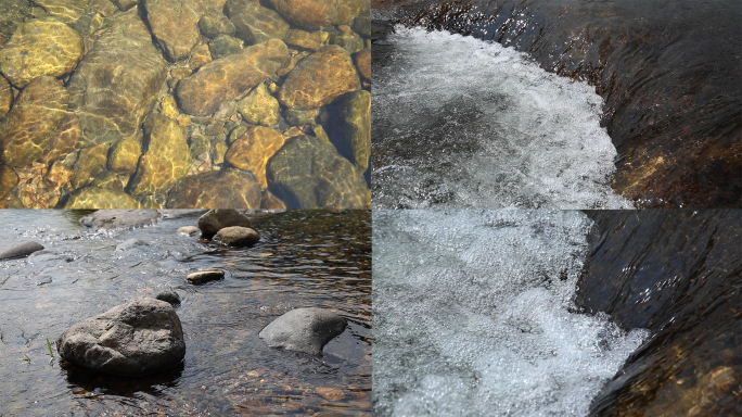 河流小溪水纹泉水