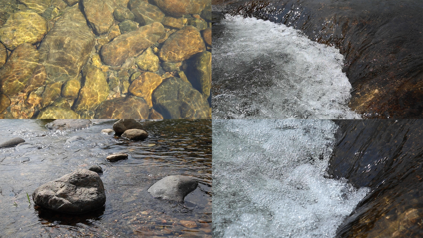 河流小溪水纹泉水