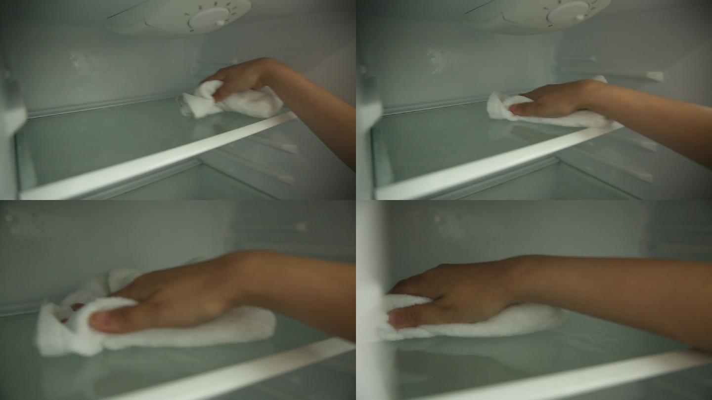 毛巾抹布擦拭清理冰箱除菌 (3)