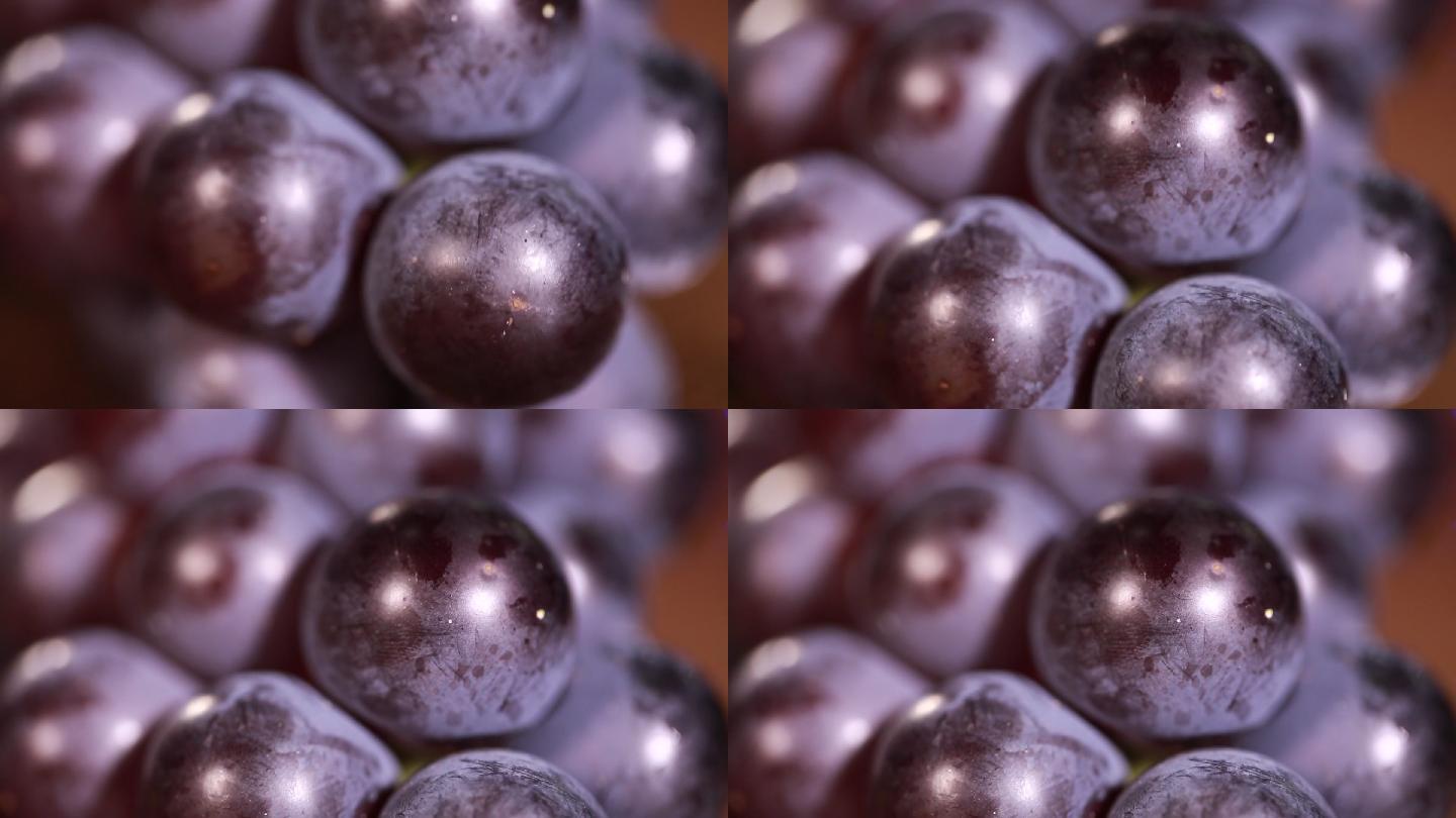 成熟的一串葡萄提子 (6)