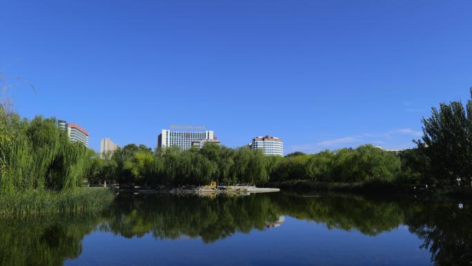 远眺内蒙古医院大楼