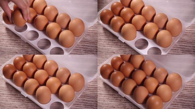 收纳盒装红皮鸡蛋 (4)