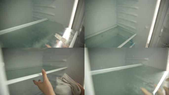 毛巾抹布擦拭清理冰箱除菌 (5)