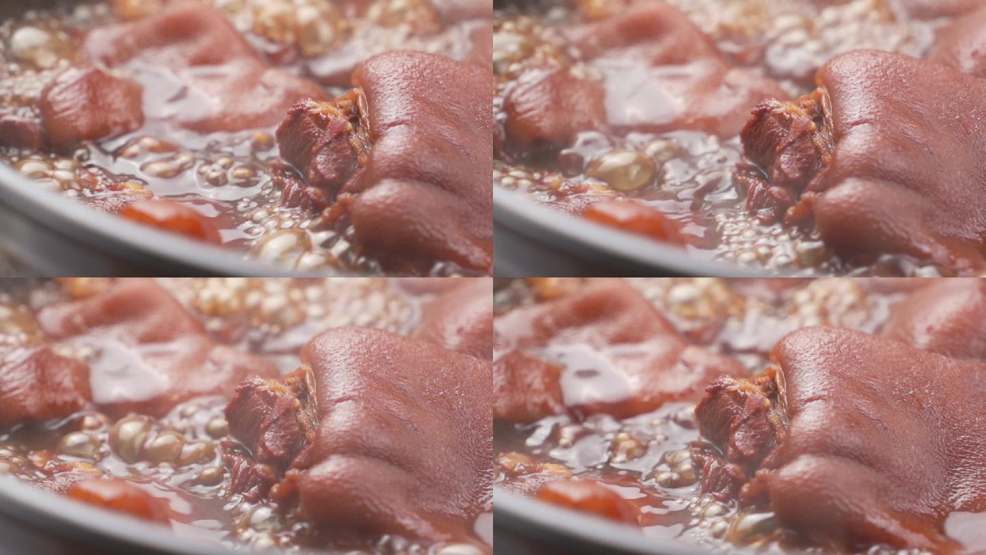 卤猪蹄 猪脚饭  实拍 广告素材